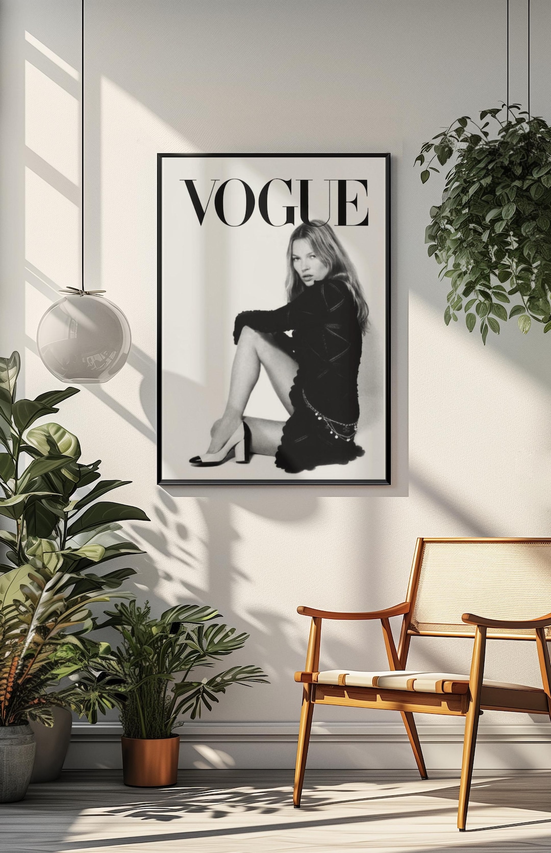 VOGUE Kate Moss Poster Stylish Fashion Wall Art Photography Girl vogue-kate-moss-poster-stylish-fashion-wall-art-photography-girl