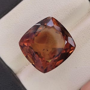 Cushion Cut Brown Gemstone for Jewelry Making