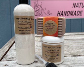 FRANKINCENSE AND MYRRH Hand Body Cream Lotion Noopy's Skin Softening Moisturizing Gift! A Matching Soap is Available Too!