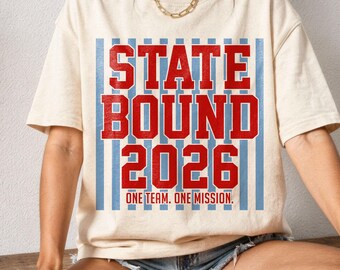 State Bound 2026 SVG, Championship Tournament Game Day Shirt Design, Wrestling Png (Digital Download)