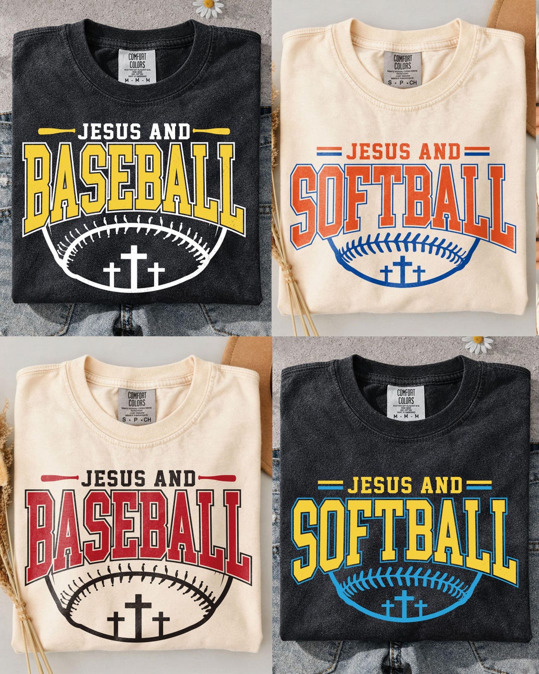 Jesus and Baseball SVG Bundle: Softball Png Design, Christian Sports ...