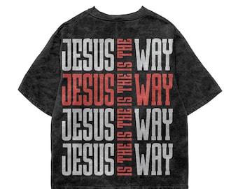 SVG cristiano: Gesù è la Via PNG, maglietta con versetto biblico, design religioso (download digitale)