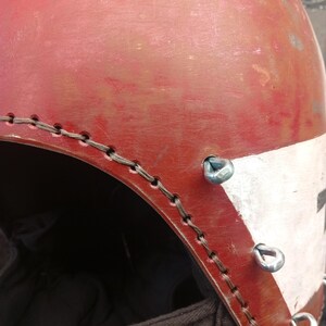 Handmade Nasal Bascinet – Medieval Inspired Steel Helmet image 11