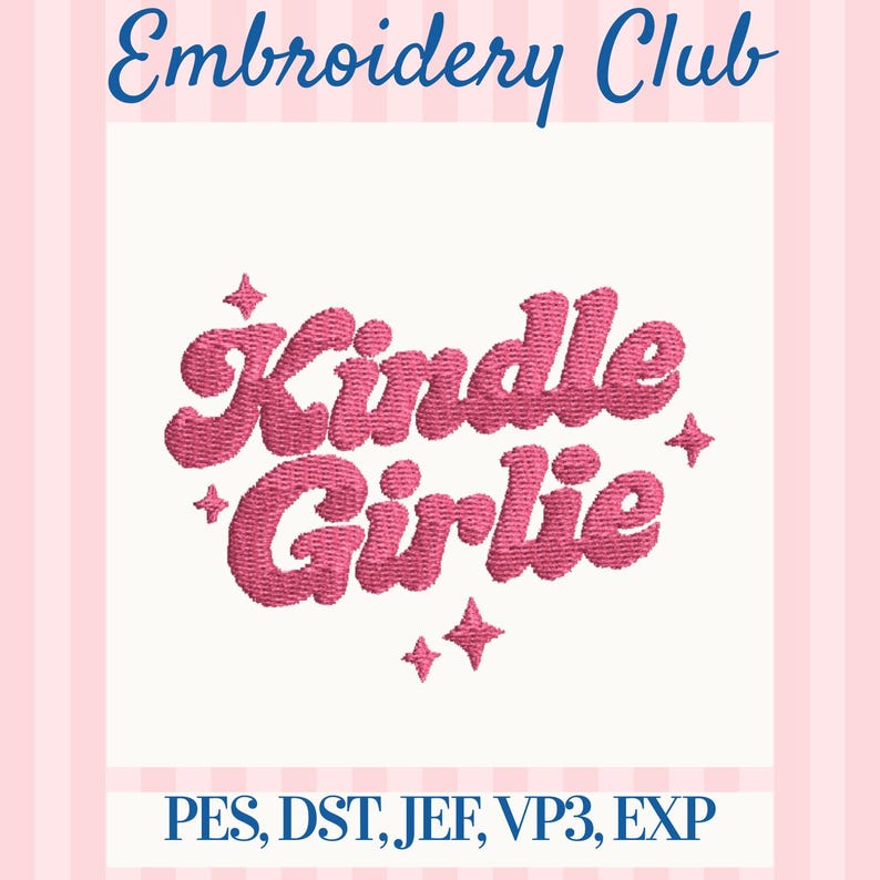 Suggested Thumbnail Text
BOOKTOK EMBROIDERY
KINDLE GIRLIE
DIGITAL DOWNLOAD
COQUETTE EMBROIDERY FILE
PES DST JEF VP3 EXP