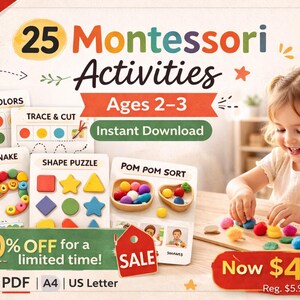 2～3歳児向けモンテッソーリアクティビティ｜スクリーンフリー学習アクティビティ25選｜印刷可能なPDF