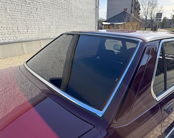 BMW E30 E28 E21 E12用クローム製フロントガラストリムシールモールディングセット（前後セット）