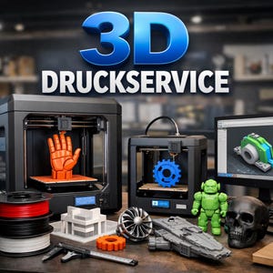 3D Druckservice auf Anfrage. Egal ob Ersatzteil oder persönliches Model für Geschenke hier werden Deine Wünsche war.