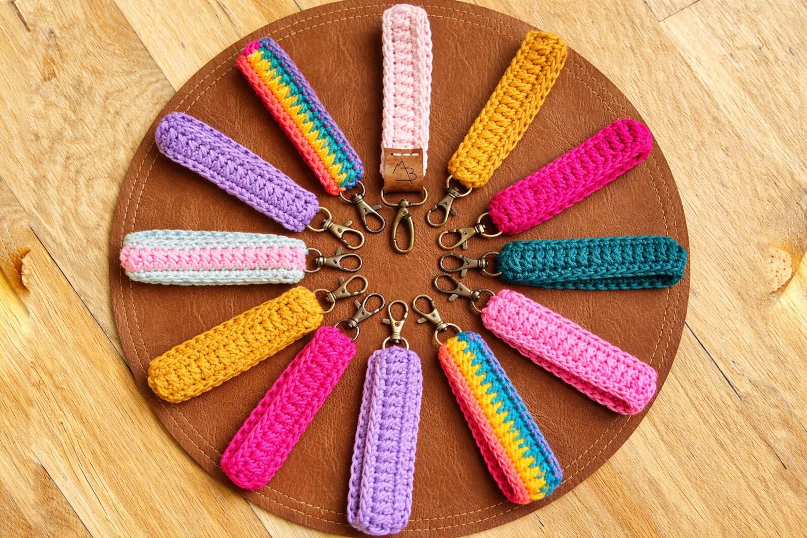Easy DIY Crochet Keychain Pattern for Beginners - Fun Puff Stitch ...