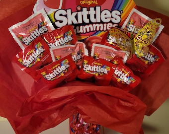 Ramo de dulces Skittles