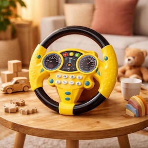 Volant interactif pour bébé – Sons et lumières