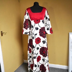 Red Poppy Dress - Etsy