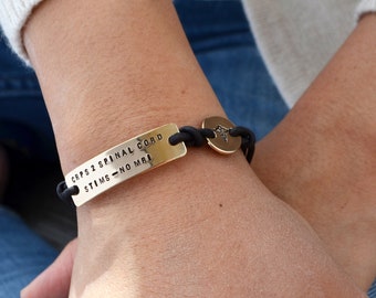 Two Line Medical Alert Bracelet -  Customize with your own personal details