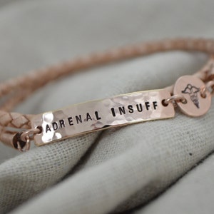 Skinny Medical Alert Wrap Bracelet for Women - Personalized Medical Jewelry