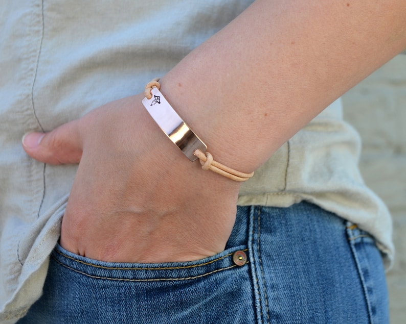 Hidden Medical Alert Bracelet Personalize Customize image 3