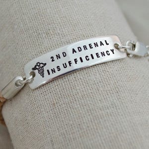 Single Strand Medical Alert Bracelet - Customize - Personalize