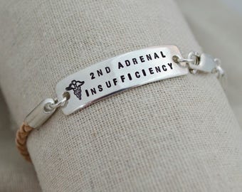 Single Strand Medical Alert Bracelet - Customize - Personalize