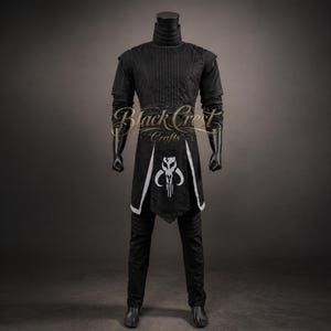 Boba Fett Black Undersuit Mandalorian Flight Suit Cosplay Star Wars Bounty Hunter Costume