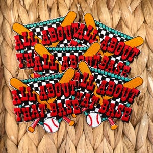 All About That Base Baseball Patch
