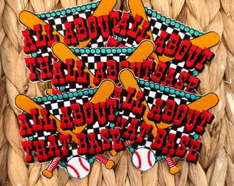 All About That Base Baseball Patch