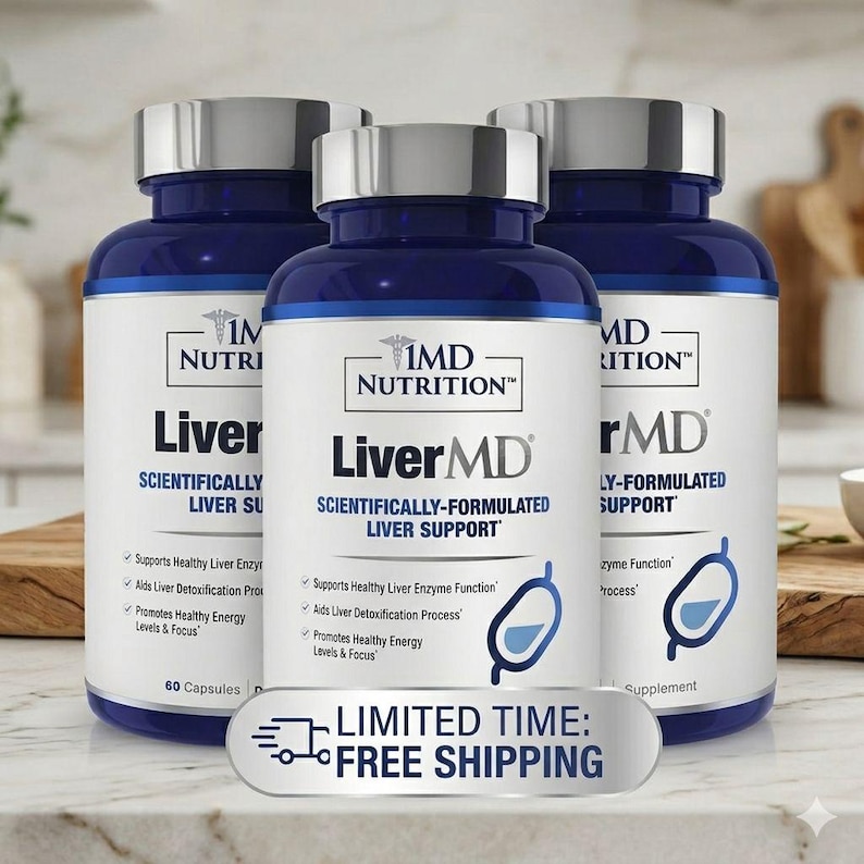1MD Nutrition LiverMD Liver Support Supplement (3 Packs, 60 Capsules Each) bild 1