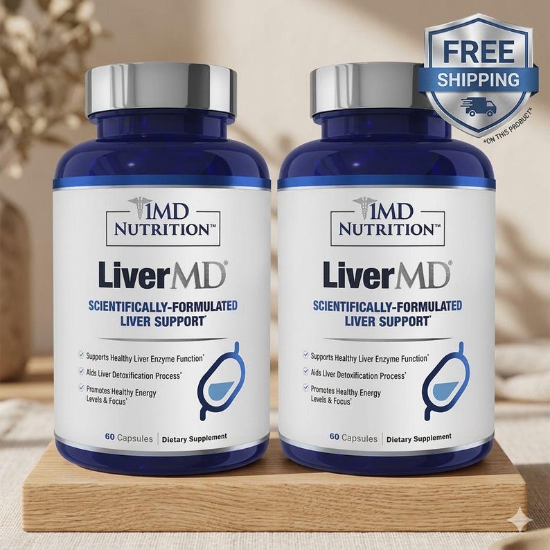 1MD Nutrition LiverMD Liver Support Supplement (3 Packs, 60 Capsules Each) bild 3