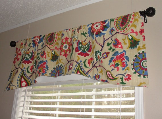 Waverly Siren Song Majestic Designer Arch Valance 52 X Etsy