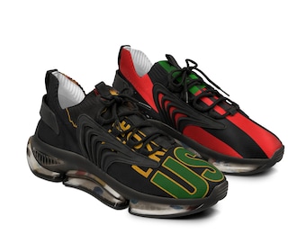 They Not Like Us Scarpe sportive in mesh / Sneakers a righe panafricane