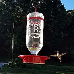 Personalized Hummingbird Feeder, Garden Gift for Retirement, Bird Watching