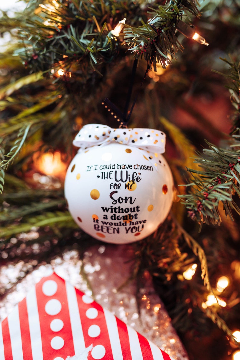Daughter in Law Ornament Meaningful Gifts Christmas Ornament Etsy