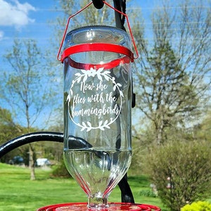 Loss of Mother Memorial Hummingbird Feeder: Bereavement Gift