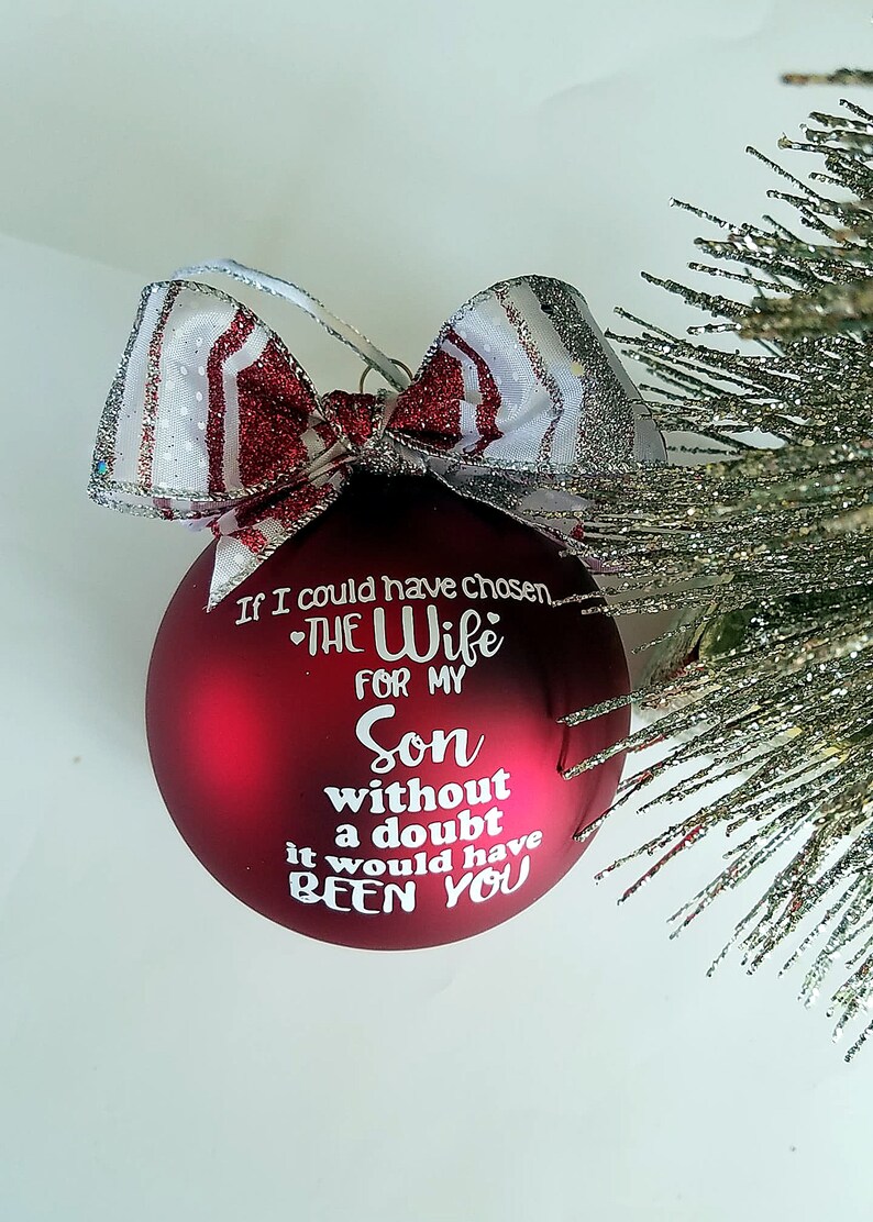Daughter in Law Ornament Meaningful Gifts Christmas Ornament Etsy
