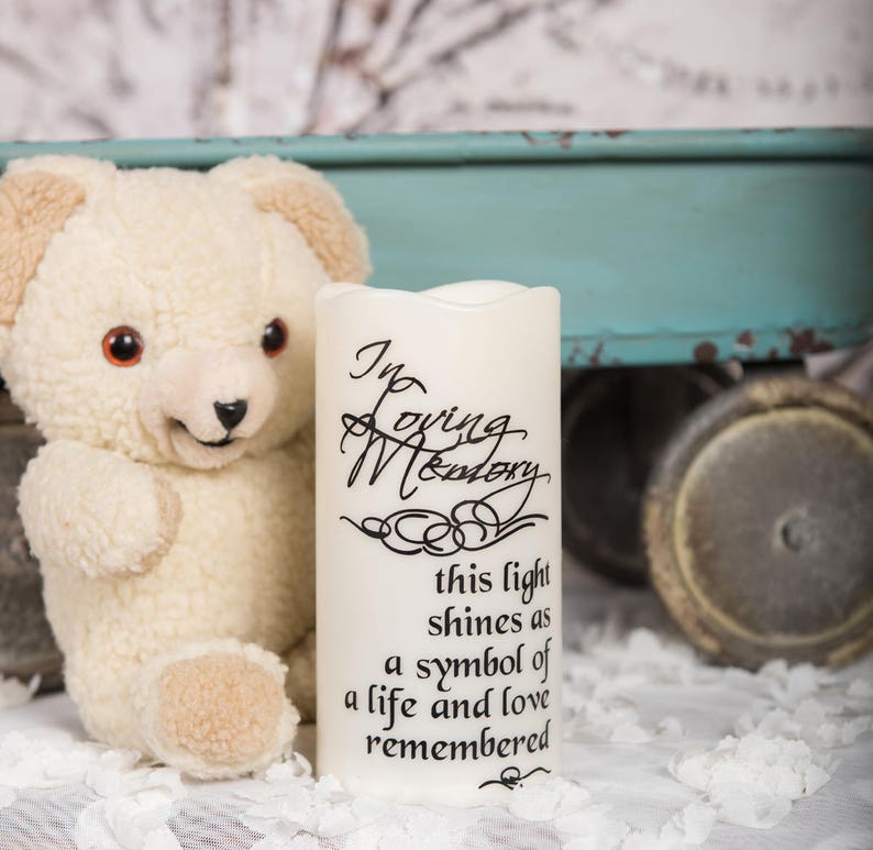 Flameless Candle Miscarriage Keepsake Memorial Sympathy Etsy