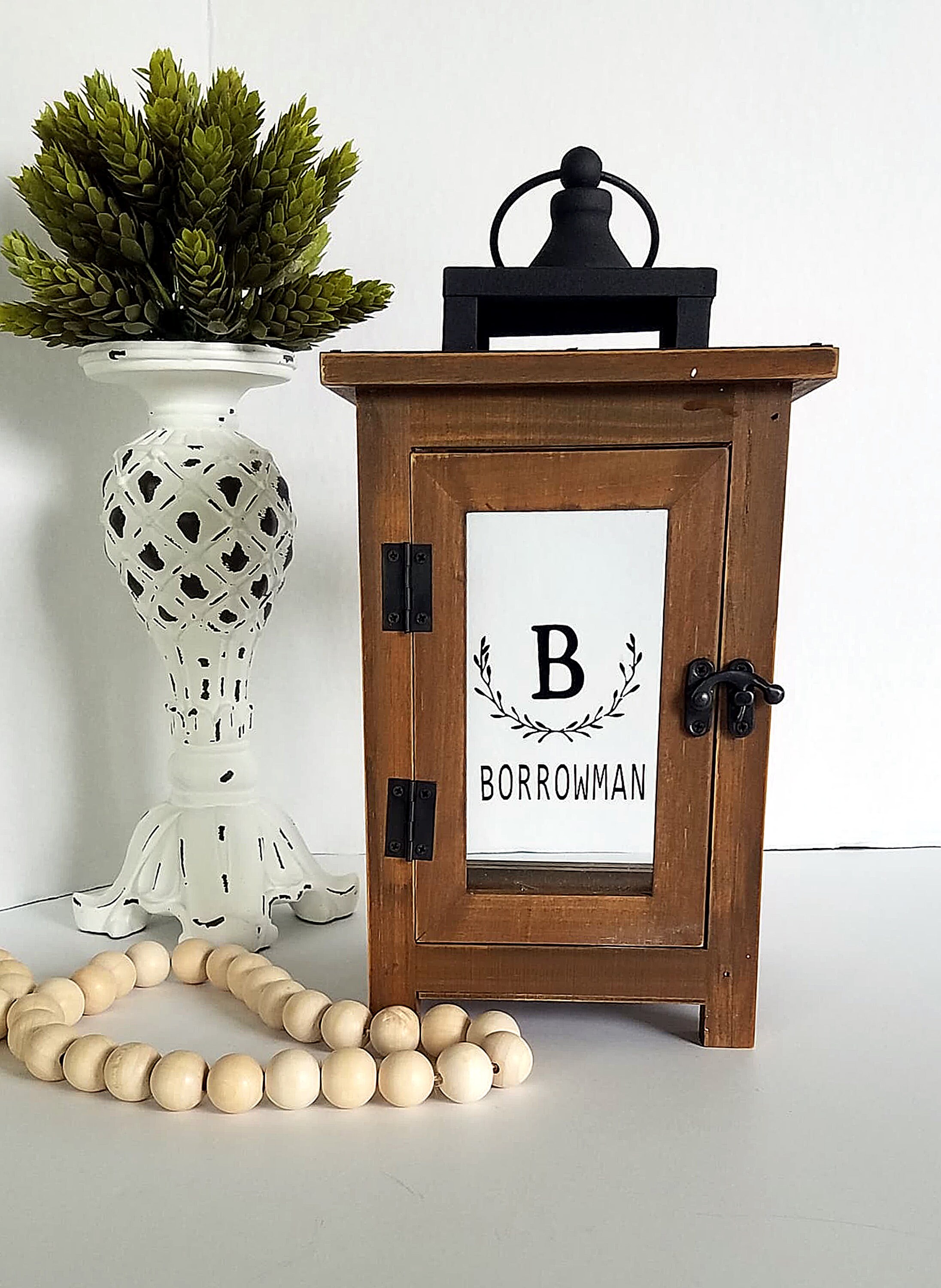 Personalized Lantern Custom Wooden Lantern Candleholder Etsy