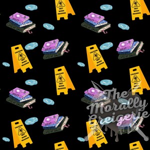 Smutty Books Seamless pattern