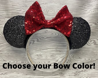 Mickey Mouse Ears, Minnie Mouse Ears, Mouse Ears Headband, Original Mouse Ears, Original Mickey Ears, Original Minnie Ears, Plain Mouse Ears