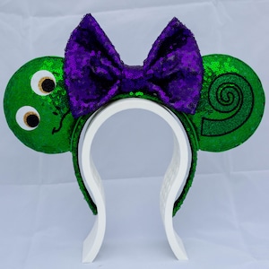 Pascal Mickey Ears, Pascal Minnie Ears, Tangled Ears, Pascal Tangled Ears, Tangled Mickey Ears, Tangled Minnie Ears, Pascal Headband