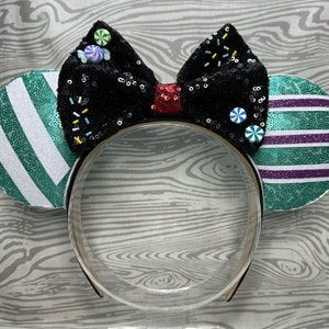 Vanellope Ears, Vanellope Von Schweetz, Vanellope Mickey Mouse Ears, Wreck it Ralph Ears, Wreck it Ralph, Vanellope Wreck it Ralph Ears