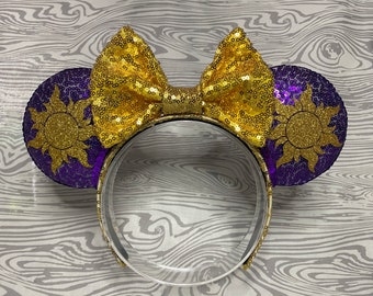 Orejas de Mickey de Rapunzel, Orejas de Minnie de Rapunzel, Orejas enredadas, Orejas de Mickey enredadas, Orejas de Minnie enredadas, Diadema enredada, Diadema de Rapunzel