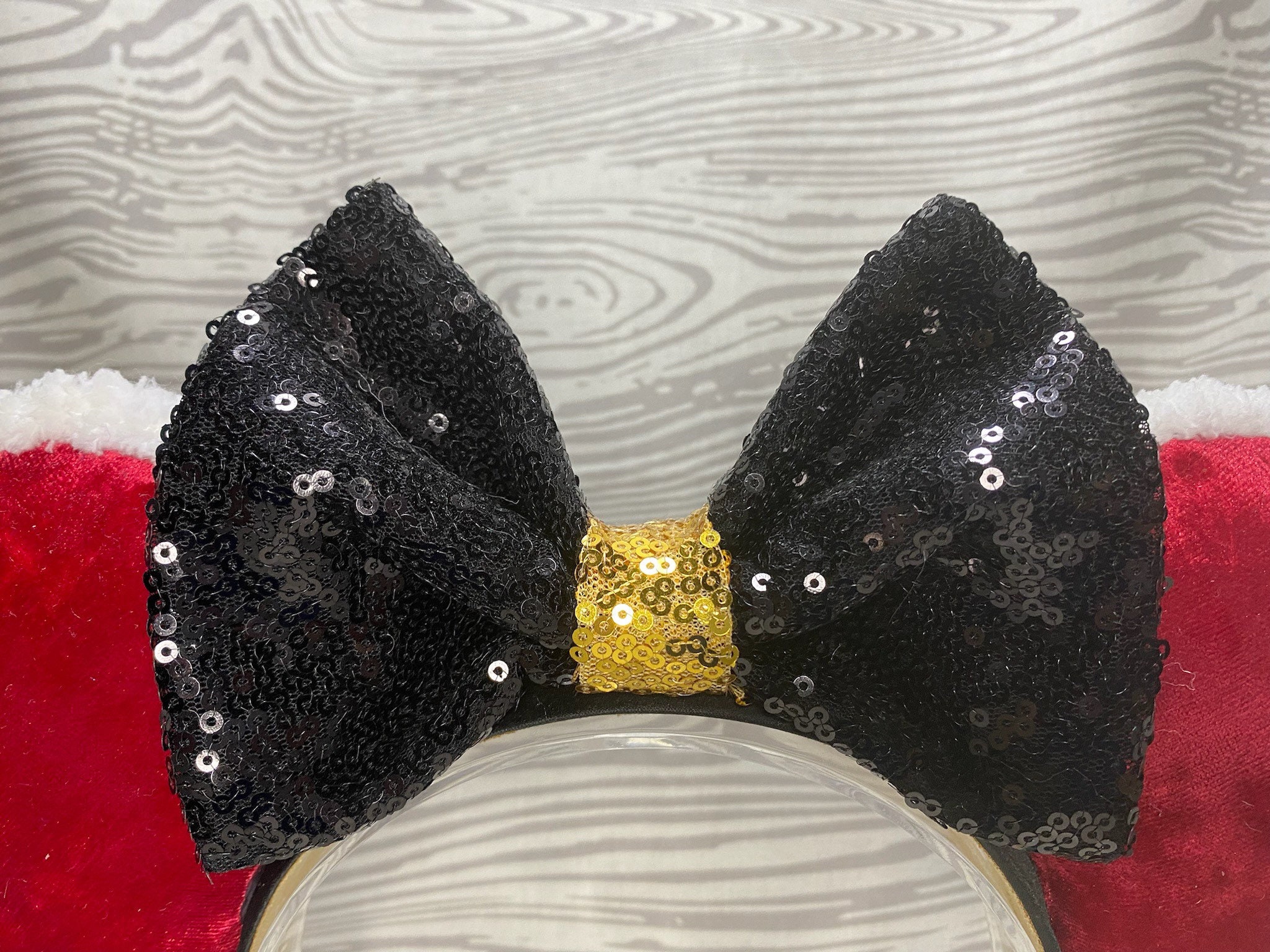 Bmobuo Weihnachtsmaus-Ohren-Haarband – Flauschiges Stirnband Für Mottoparty & Cosplay