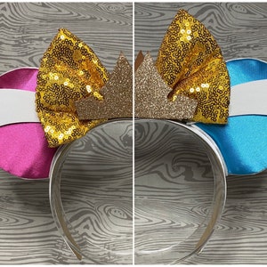 Sleeping Beauty Mouse Ears, Sleeping Beauty Mouse Ears Headband, Aurora Mouse Ears, Aurora Minnie Ears, Aurora Mickey Ears, Sleeping Beauty