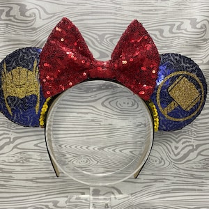Thor Mouse Ears Headband, Thor Ears, Thor Love and Thunder, Thor Mickey Ears, Thor Mouse Ears, Avengers Mickey Ears, Avengers Mouse Ears