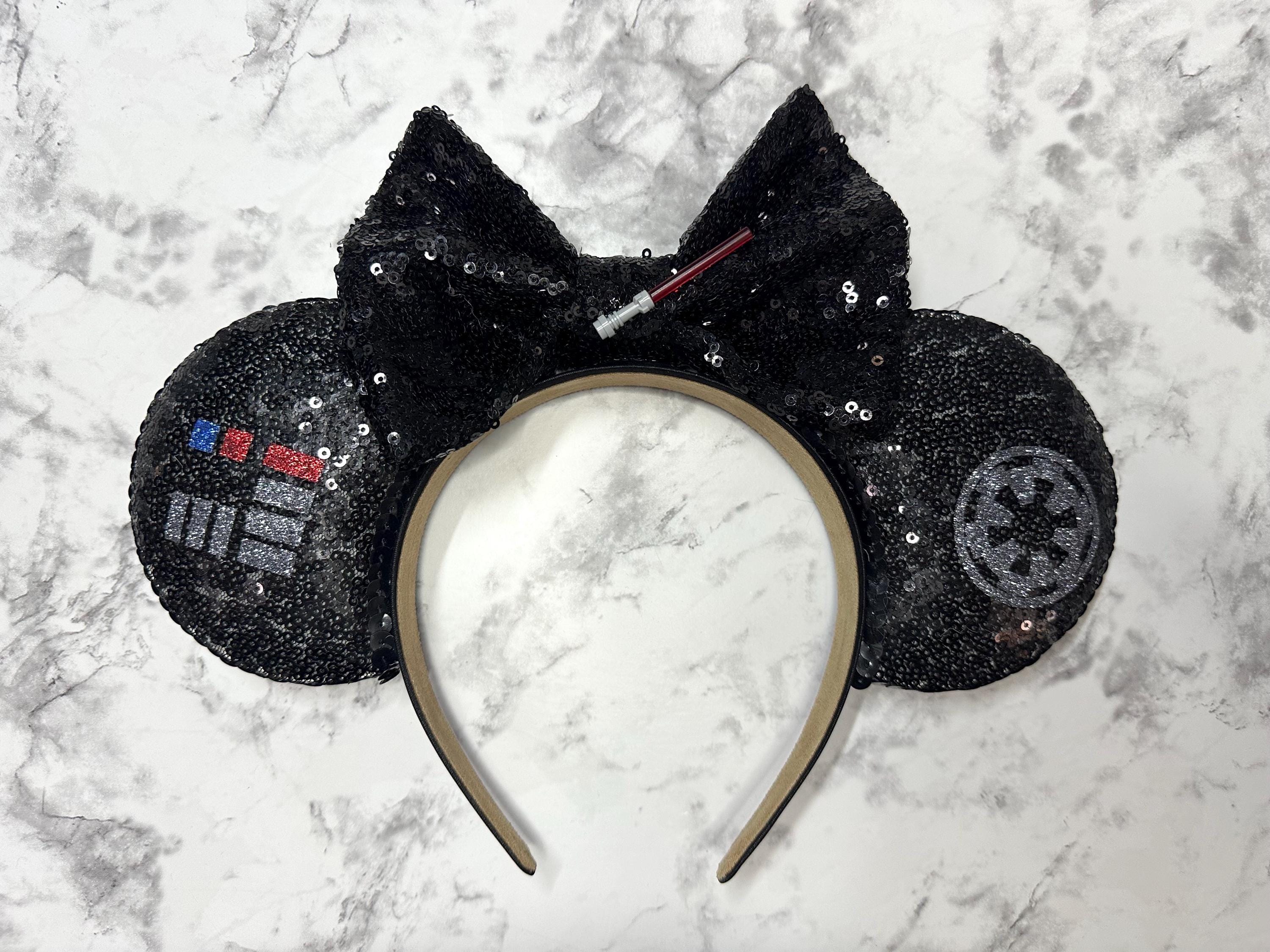 Star Wars ears Disney  Black Mickey Ear Headband Disney Parks Star Wars Lightsaber Light-Up Glow Mickey Mouse  main image 4