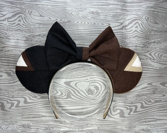 Obi-Wan Kenobi and Anakin Skywalker Mouse Ear Headband, Obi-Wan Mouse Ears, Anakin Mouse Ears, Star Wars Mouse Ears, Jedi Mouse Ears, Anakin