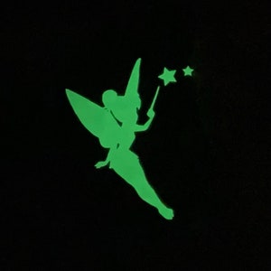 Tinkerbell Glow-in-the-Dark Mouse Ears Headband, Tinkerbell Mickey Ears, Tinkerbell Minnie Ears, Tinkerbell Mouse Ears, Peter Pan Mouse Ears image 5