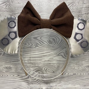 Princess Leia Mouse Ear Headband, Princess Leia Mickey Ears, Princess Leia Minnie Ears, Princess Leia Mouse Ears, Leia Ears, Leia Mouse Ears