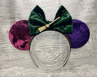 Hocus Pocus Ears, Sanderson Sister Ears, Hocus Pocus Mickey Ears, Hocus Pocus Minnie Ears, Halloween Mickey Ears, Halloween Minnie Ears