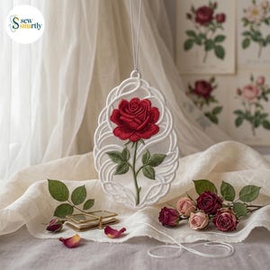 Rose FSL (Freestanding Lace) Embroidery Design