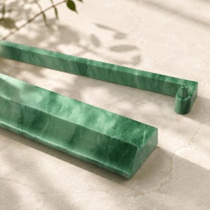 Jadegrönt Mahjong-skenset, amerikanskt Mahjong-ställ i akryl, spelbord för bröllopshelgen, present till brudföljet bild 9