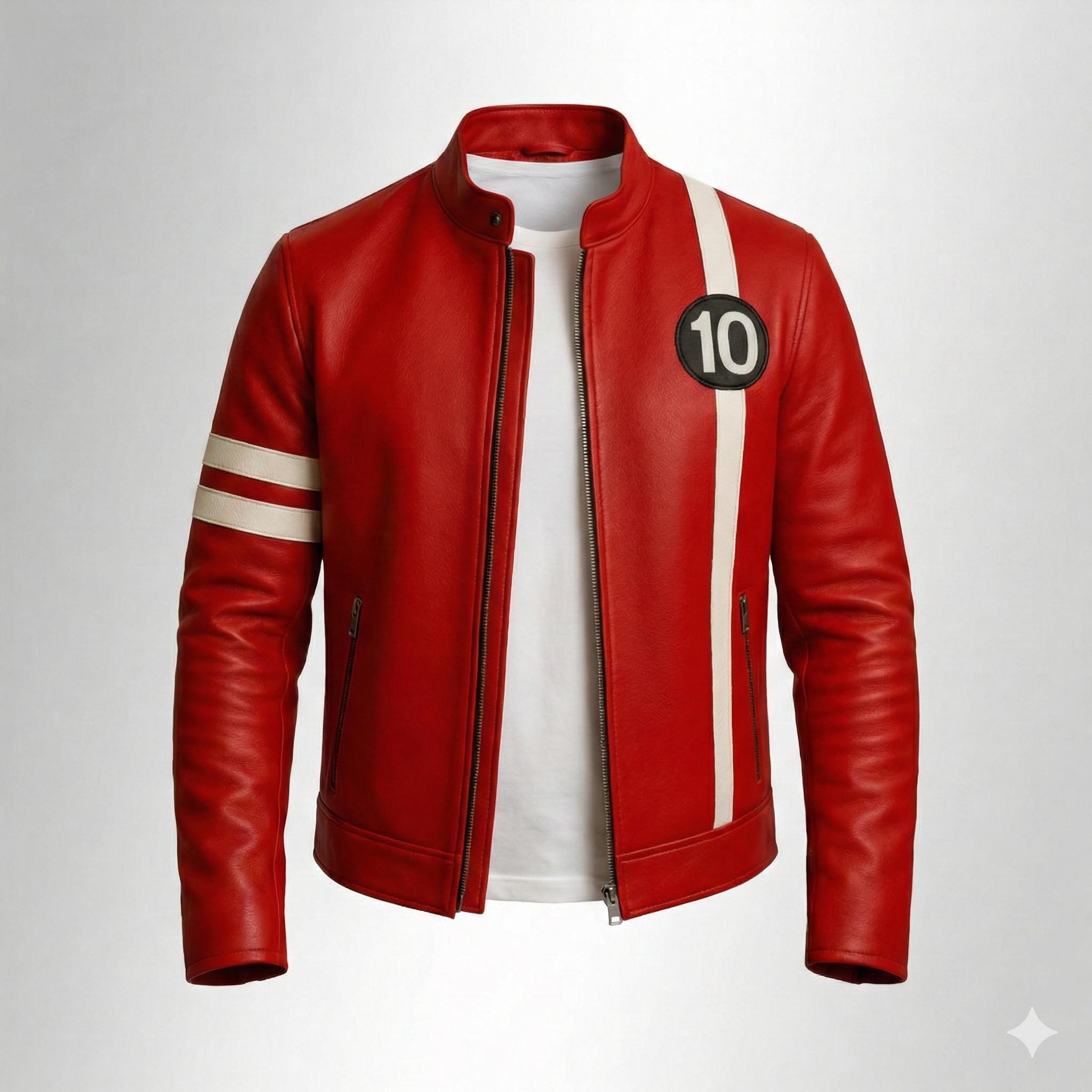 Ben 10 Handmade Real Leather Jacket – Alien Force & Omniverse Cosplay ...