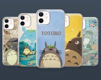 Funda de teléfono de El Viaje de Chihiro, Totoro Anime, para iPhone 16, 15, 14, 13, 12, Samsung S25Fe, S24, S23, S22, A16, A26, A56, Pixel 9Pro, 8A